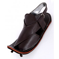 Choco Brown Stylish Design Peshawari Sandal AK-1056